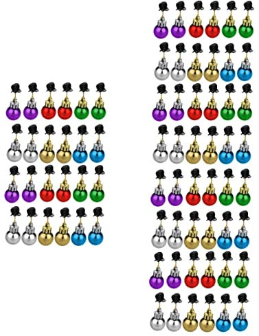 Gogogmee 3 Sets Einzigartige Weihnachts-bart- Bart- Glocken-Dekorationen für Santa Cosplay Indoor Decor Stück * 3