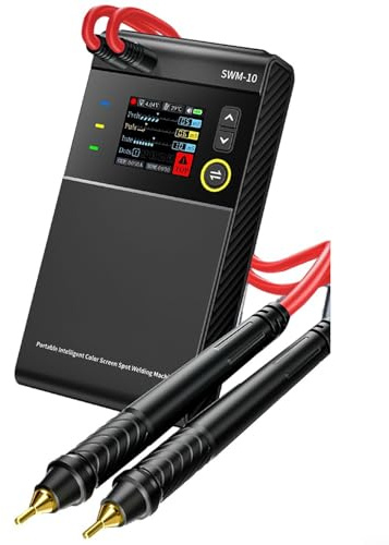 SWM-10 2-in-1 tragbare Punktschweißmaschine, Lithium-Batterie, Nickel-Chip-Schweißkopf für die Herstellung von DIY-Akkus, für 0,1–0,25 mm Schweißdicke