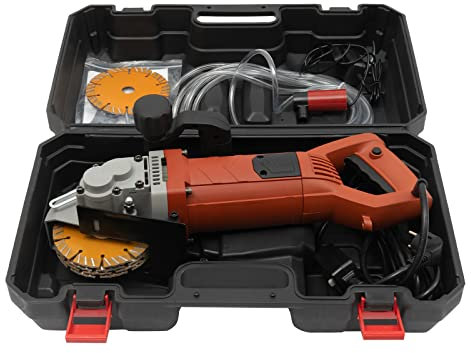 Scanalatore Per Tracce Muro Scanalatrice Elettrica Tubo Flessibile Per L'Estrazione Della Polvere Motore Tutto In Rame Da 4800 W Adatto Per Costruzione Decorazione Demolizione E Altre Occasioni