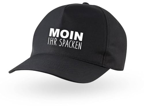 Kappe - Moin Ihr Spacken - Mütze lustig mit Spruch - Cap als Geschenk für Männer & Frauen - Witzige Geschenkdiee