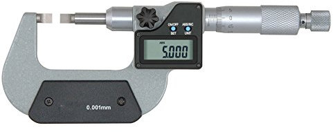 CNC QUALITÄT Digital Bügelmessschraube Messbereich 0-25 mm - zur Nutenmessung