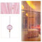 ZAIQUN Tassel Screen Fringe Curtains Decorative Door String Beads Divider Pink