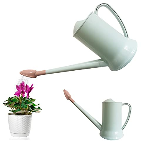 Regadera de 2 litros con caño Largo, de plástico, Desmontable, para Plantas, regadera, rociador de Agua Ligero, Botella de riego para Interiores, Exteriores, jardín, casa, Flor, Bonsai, Planta()