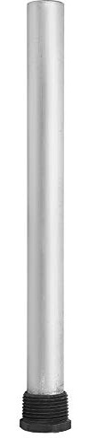 Anodstav Magnesium NPT 3/4 21x300mm, ersättningsanod för vattenvärmare, korrosionsskydd för stora varmvattentankar, husbil, rostfritt, lång livslängd