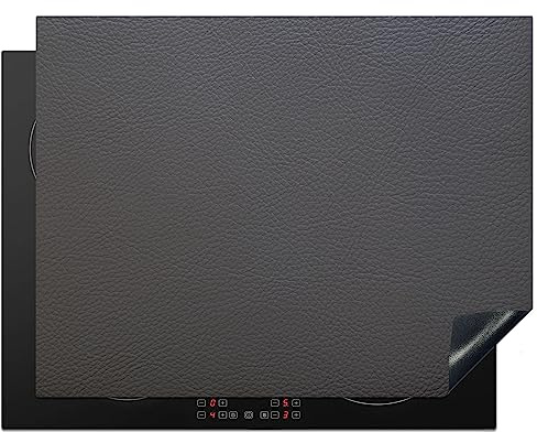 MuchoWow© Cubre Vitrocerámica | 77x59 cm - Protector Vitroceramica Induccion - Tapa Vitroceramica - Protector de Vitroceramica Cuero - Textura - Aspecto