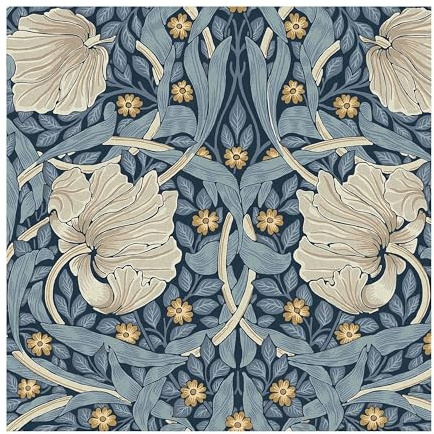 William Morris at Home Pimpernel Blue Wallpaper | Paste the Wall | Blue Floral | Eco-Friendly