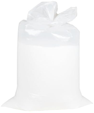 Brokky Perline EPS Bianche 50 L|Sacco di Perle di Polistirolo Espanso per Riempimento Pouf Poltrone Cuscini- Palline Polistirolo per Imbottitura Pouf a Sacco