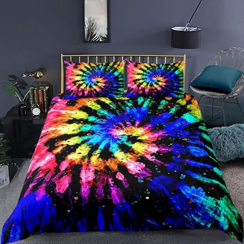 Bedruckte Bettbezug-Sets 240X220 cm Bunte Abstrakte Streifen 3D-Druck Set Weiche Mikrofaser Bettwäsche Set Für Erwachsene Teenager Kinder 3 Stück Mit Reißverschluss Für Heimtextil-3391347654265720000