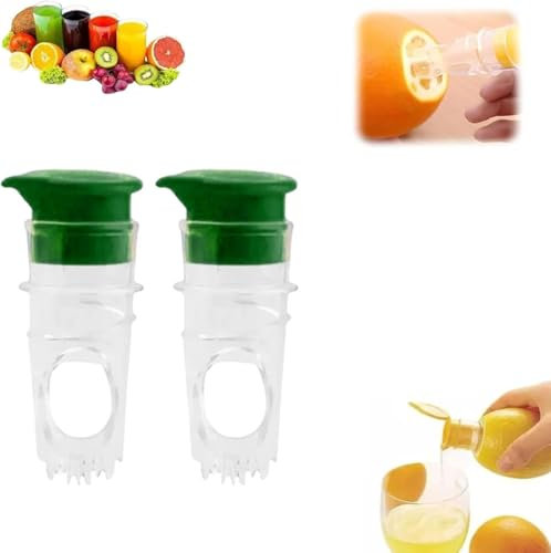 HYBMRQVD New Screw-Top Lemon Squeezer,Handheld Lemon Squeezer With Built-In Filter,with Built-In Filter,Easy to Use,For Cocktails Drinks and Cooking