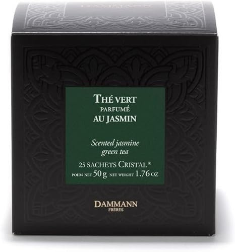 Dammann Thé Vert Jasmin, 25 Sachets Cristal - The Chinois Arome naturel