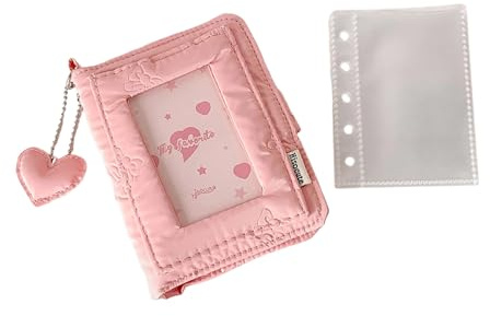 Minimalists - Album fotografico da 7,6 cm, con inserti rimovibili, tascabili, 5 anelli, raccoglitore per foto tascabili