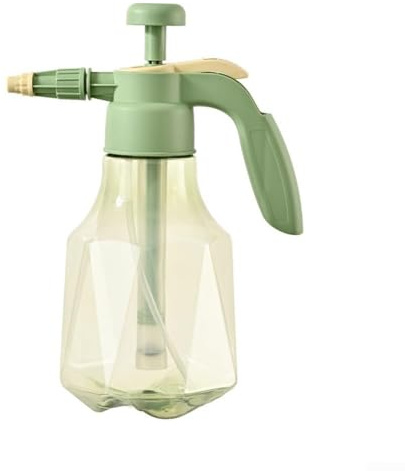 Pulverizador portátil de bomba de jardín de 52 onzas de mano con boquilla ajustable, bomba de presión manual para una aplicación eficiente del agua y limpieza del hogar (hierba verde)