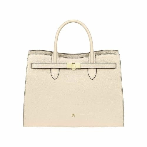 Aigner Handtasche Farah L, Macadamia White, Cremeweiß