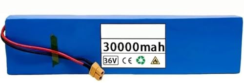 Batería De Bicicleta Eléctrica De 36 V Y 30 Ah, Batería De Iones De Litio 10S3P Con Cargador, Batería De Scooter Eléctrico, Batería De Litio 36V 30Ah,T
