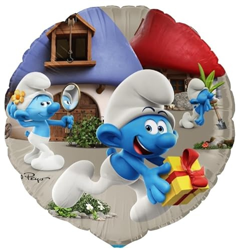Pallone PUFFI - palloncino in foil Mylar gonfiabile elio o aria Ø45cm- gonfiabile ad aria o elio - FORNITO SGONFIO