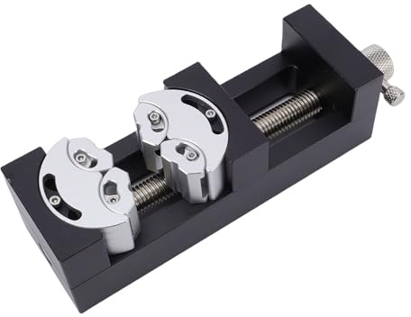 Hiraith Mini Morsa Morsetto Smart Fractal per Trapano a Colonna da Banco Heavy Duty Autoregolante in Lega di Alluminio per Artigianato Creazione di Gioielli Modellazione Riparazioni