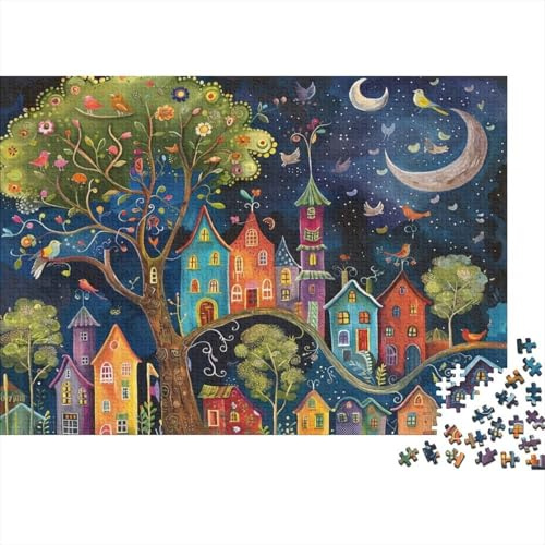Spring Garden Cart 1000 Piece Jigsaw Puzzle Jigsaw Premium Paper Colourful Flower Cart Cherry Detailed High Difficulty for Adults & Kids 14+ 52x38cm/1000pcs