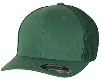 Flexfit Unisex nätanpassad truckerkeps, svart, en storlek, Svart, one size