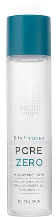 BE THE SKIN BHA+ Pore Zero Toner 5,07 fl oz / 150 ml | Gesichtswasser zur Porenpflege und Akne-Haut mit feuchtigkeitsspendenden Eigenschaften | für zu Akne neigende und fettige Haut