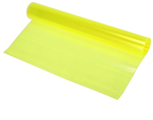 X AUTOHAUX Auto Vinyl Luft Tönungsfolie 40x100cm 16x39 Zoll Fluoreszierende Gelb