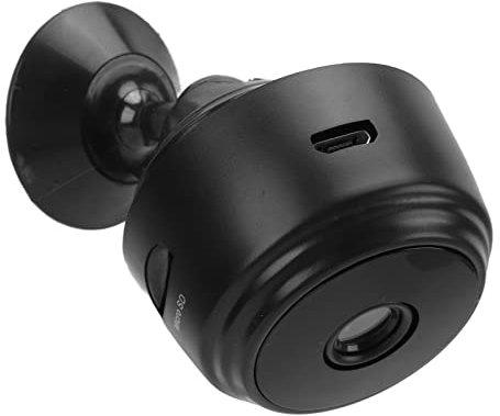 PUSOKEI Cámara de Seguridad WiFi 1080P, Cámara de Videovigilancia Doméstica, Cámara HD Inteligente Inalámbrica con Vista Remota, Visión Nocturna HD, Gran Angular de 150°, Monitor Remoto IP