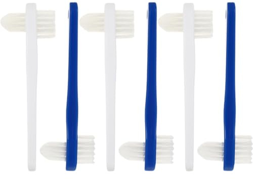 Healvian Zahnbürste Für Erwachsene Doppelseitige Prothesenbürste Mit Kleinem Bürstenkopf Weiche Borsten Ergonomischer Griff Kompaktes Mundpflege Zubehör Für Präzise Zahn- Und Prothesenreinigung