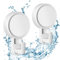 GlobaLink Crochet Ventouse- Lot de 2 Ventouse Crochets sans Trace Porte Serviette Ventouse, Crochets en Plastique Réutilisable sans Perçage pour Murs lisses de Cuisine, Toilettes, Salle de bains-5KG