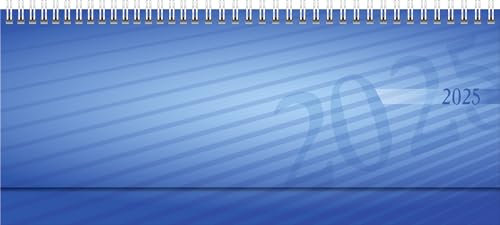 rido/idé Querterminbuch Mod. septant 2025 | 305×105 mm, Kunststoff, blau