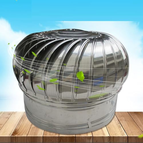 304 Stainless Steel Unpowered, 300 Type Wind Ball Hood Roof Ventilator, Factory Flue Exhaust Cover