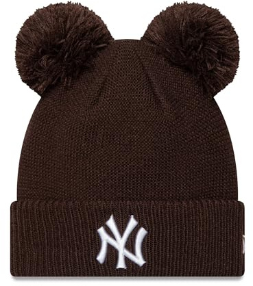 New Era Beanie MLB Strickmütze Baseball Bommelmütze Damen Frauen Mädchen Mütze Winter