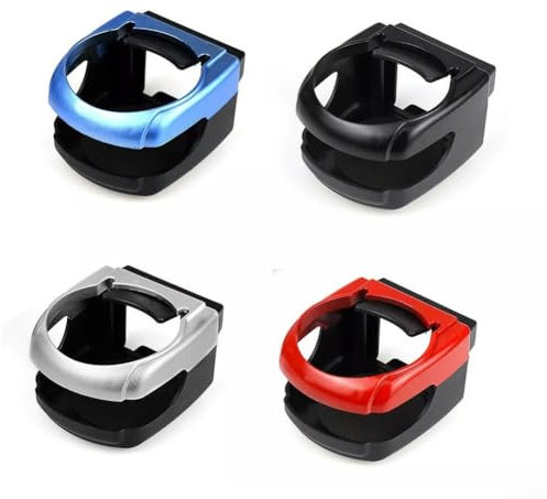 Stromlinienförmige Auto-Getränkeaufbewahrung hält Getränke, Aschenbecher und mehr sicher (blau)