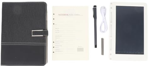 Gugxiom Notebook Digital con Bolígrafo, Cuaderno Digital de Sincronización en Tiempo Real y Tablero de Escritura con OCR y BT5.0 para Notas que Toman el Aprendizaje de Dibujo para (BLACK)