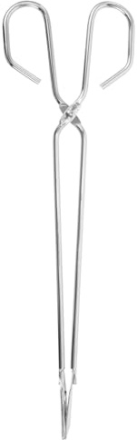 VICASKY Pince à Charbon Allongée pour Barbecue Extérieur Outil Multi-usage pour Foyer de Camping Pince Cheminée Robuste avec Poignée Isolante Préhension Sécurisée pour et Charbon