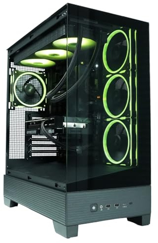 Epical-Q Ordenador sobremesa Gaming TUF Hecon Coul V AMD Ryzen 5 9600X, 32GB, 1TB SSD NVME, RTX 5060 + Windows 11 Pro