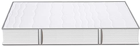 MSS e.K. XXL TONNEN-Taschenfederkernmatratze Medic Silver Plus | EXTRA HOCH 24 cm (Kernhöhe: 22 cm) | 70 x 200 cm | H3 | 7 Zonenaufbau | Komfortschaum | Borderbezug Silver | schadstoffgeprüft