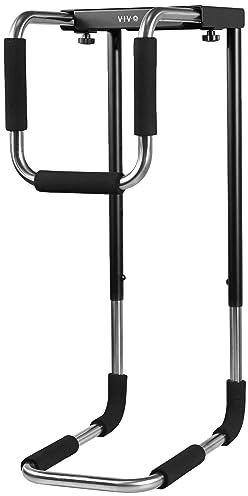 VIVO - Soporte de torre de CPU ajustable para ordenador con cierre seguro, soporta hasta 30 kg, MOUNT-PC04L