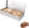 BBQ Barbecue Smoker Box,Stainless steel barbecue smoker box,Suitable for use on, charcoal，gas, Barbecue Grill and electric grills