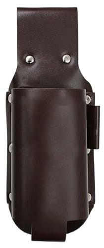 Fondina Per Birra Da Cowboy, Beer Holster Beer Belt, Portabirra In Pelle, Supporto Birra Cintura, Portabottiglie In Poliuretano, Idee Regalo Per Amici, Papà, Colleghi, Barbecue Party (Marrone)
