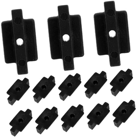 SHINEOFI Fixations Invisibles Pour Planches De Terrasse En Composite Clips De Fixation Pour Lames De Terrasse Kit Installation Facile