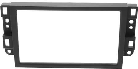 LABRIMP Kit Montaggio Autoradio Double Din per Veicolo Cornice Plastica Resistente alle Intemperie per Impianto Audio e Navigazione Dvd Installazione Facile Senza Attrezzi Supporto Stereo