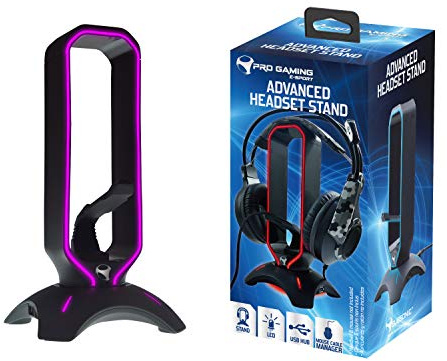 Subsonic - Gamer storage station with LED and USB port for gaming headset. (PS4///)