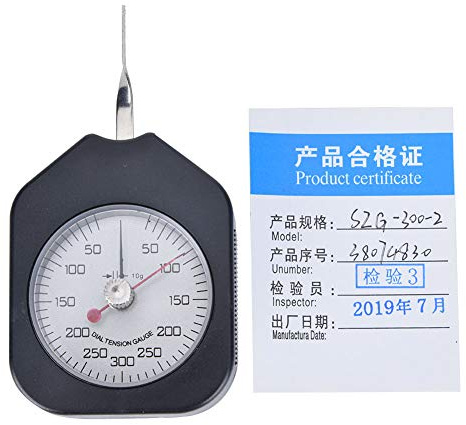 Jauge de Tension à cadran à double aiguille compteur de tension jauge de Tension à cadran jauge de Force gramme tensiomètre outil de mesure en plastique(SZG-300-2)