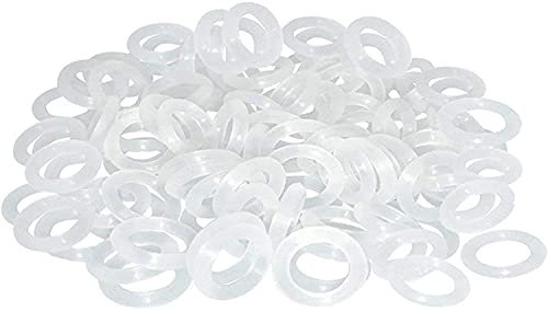 200 Pieces Rubber O-Ring Switch Dampeners Keycap White for Cherry MX Key Switch Keyboards Dampers (White)