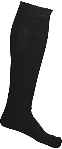 All Kilts Sports Calcetines tradicionales con tubo largo de 65% mezcla de lana para hombre - Kilt Hose Socks, Negro , XXL