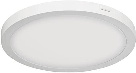 SINCELIGHT Ultradünne LED-Deckenleuchten für Bad, Küche, Flur usw., Einbau- oder Oberflächenmontage für Decke oder Wand, 18W, 1900lm, Neutralweiß 4000K, Φ228mm