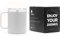 BALIBETOV Tazas Termicas Cafe (355ml) - Vaso Termo Cafe para Llevar - Taza Termica para Llevar Café, Té, Vino, Cerveza y mas - para Frio y Calor (Blanco)