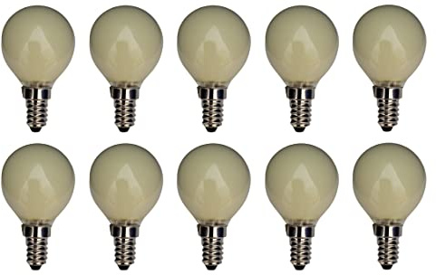 Provance Kugel Glühlampe Glühbirne E14 25W 25 Watt Farbe Hellgelb 10er Set