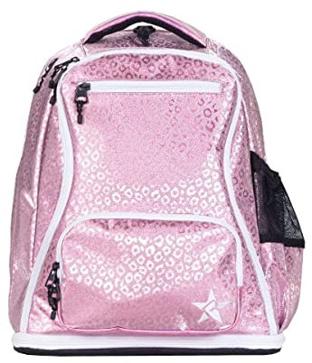 Pink Leopard Rebel Dream Bag with White Zipper
