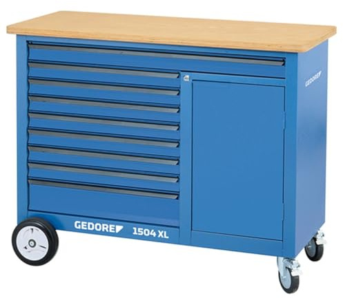 GEDORE 1504 XL 1710 Rollwerkbank 1,25 m breit, 2259001