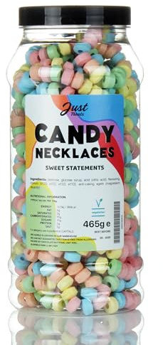 Just Treats Candy Necklaces Gift Jar